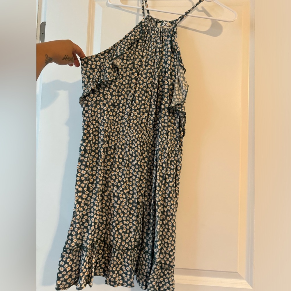 Flower print, size XL, knee length